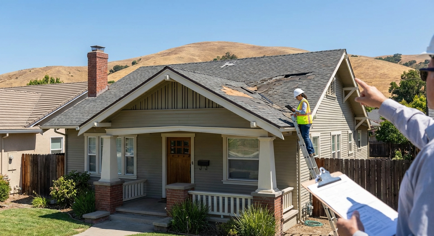 california home insurance roof damage claims - California insurance guide