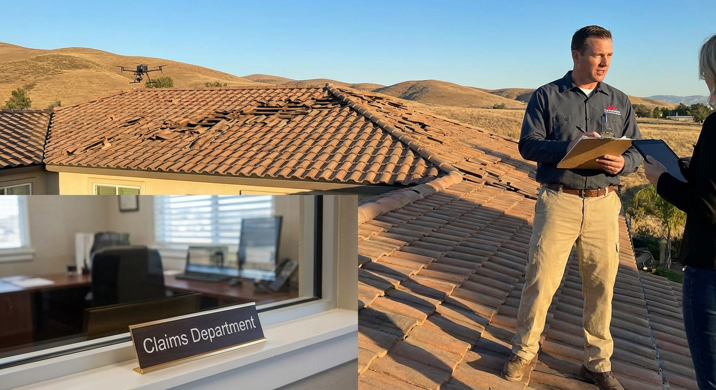 california home insurance roof damage claims - California insurance guide